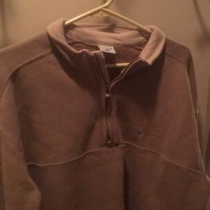 Columbia 1/4 Zip XL Tan